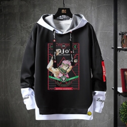 Fake Two-Piece Kujo Jotaro Jacheta Hot Topic Anime JoJo's Bizarre Adventure Sweatshirt
