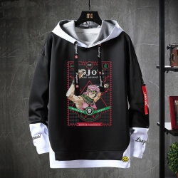 Chất lượng Kujo Jotaro Coat Chủ đề nóng Anime JoJo's Bizarre Adventure Sweatshirts