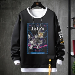JoJo Sweatshirt Anime Kişiselleştirilmiş Kujo Jotaro Ceket