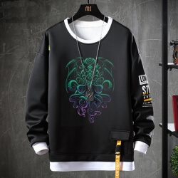 Cthulhu Mythos Sweatshirts Personalised Necronomicon Coat