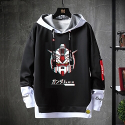 Sahte İki Parçalı Sweatshirt Gundam Ceket