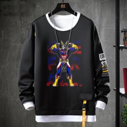 Anime My Hero Academia Tops Fake Two-Piece Sweatshirts