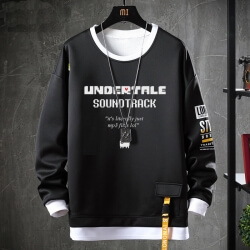 Undertale Sweatshirt Siyah Annoying Köpek Kafatası Hoodie