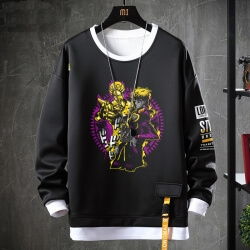 JoJo Sweatshirt Anime Áo len đen