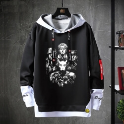 JoJo Sweatshirts Anime Đen Hoodie