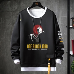 Sahte İki Parçalı Sweatshirt Hot Topic Anime Bir Punch Man Coat