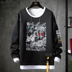 Anime Masked Rider Tops Cool Sweatshirts