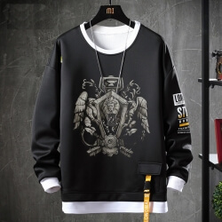 World Of Warcraft Sweatshirts Black Tops