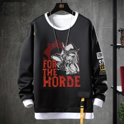 Warcraft Jakke Fake todelt sweatshirt