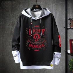World Warcraft Jakke Fake todelt sweatshirt