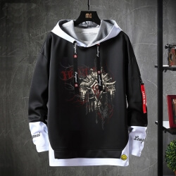 Sahte İki Parçalı Sweatshirt Dünya Warcraft Kazak