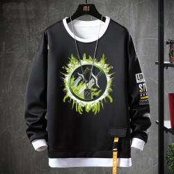 World of Warcraft Tops Fake İki Parçalı Sweatshirt