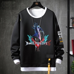 Devil May Cry Coat Fake Two-Piece Nero Sweatshirts