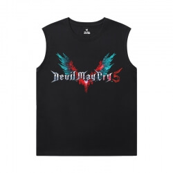 Cotton Nero Tshirt Devil May Cry T Shirt Without Sleeves