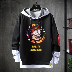 Doraemon Jacket Fake Two-Piece Nobita Nobi Sweatshirts