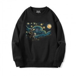 Sweatshirts de peinture célèbres tops noirs étoilés