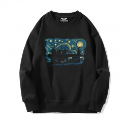 Famous Pictura Topuri Crewneck Starry Sky Sweetshirts