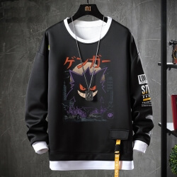 Godzilla Jacket Fake Two-Piece Sweatshirt