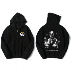 Zenyatta overwatch lynlås op hoodie merchandise