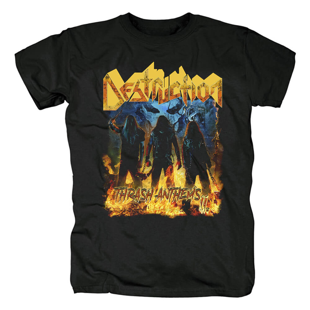 Unique Destruction United By Hatred Tshirts Metal Band T-Shirt