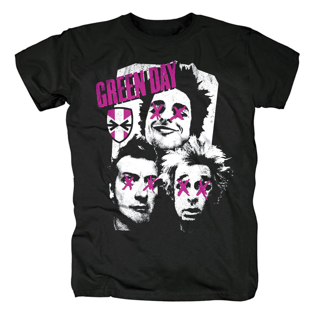 Us Punk Rock Graphic Tees Green Day Band T-Shirt | WISHINY