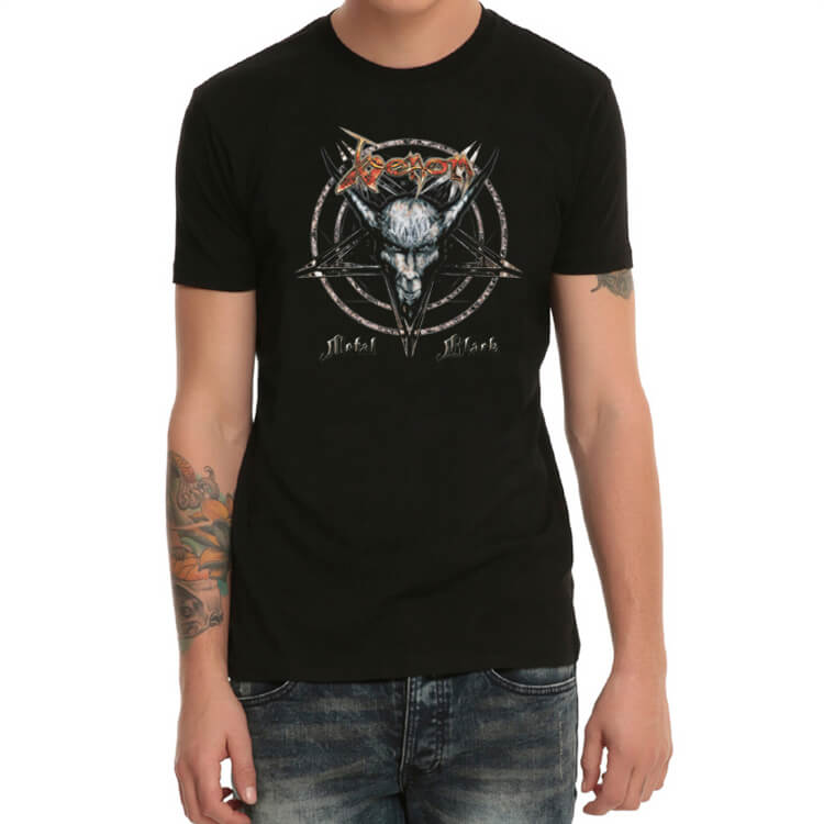 Venom Heavy Metal Rock Print T-Shirt | WISHINY
