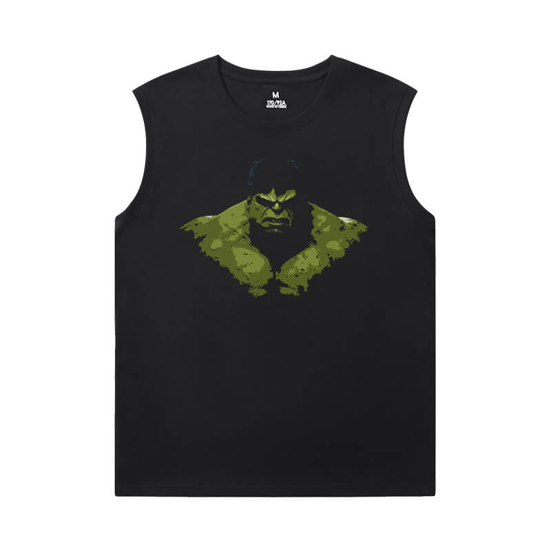 Marvel Hulk Tee Shirt The Avengers Sleeveless Tshirt For Men