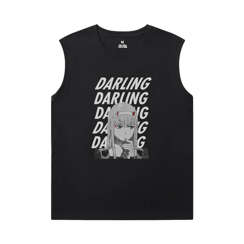 Darling In The Franxx Sleeveless T Shirt For Gym Anime Shirt