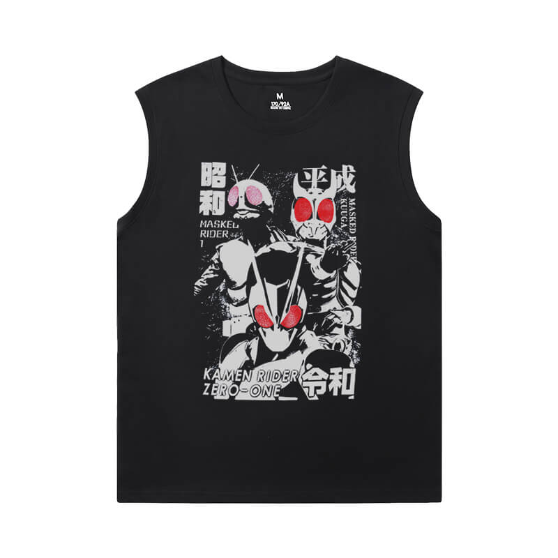 Hot Topic Anime Shirts Masked Rider Youth Sleeveless T Shirts