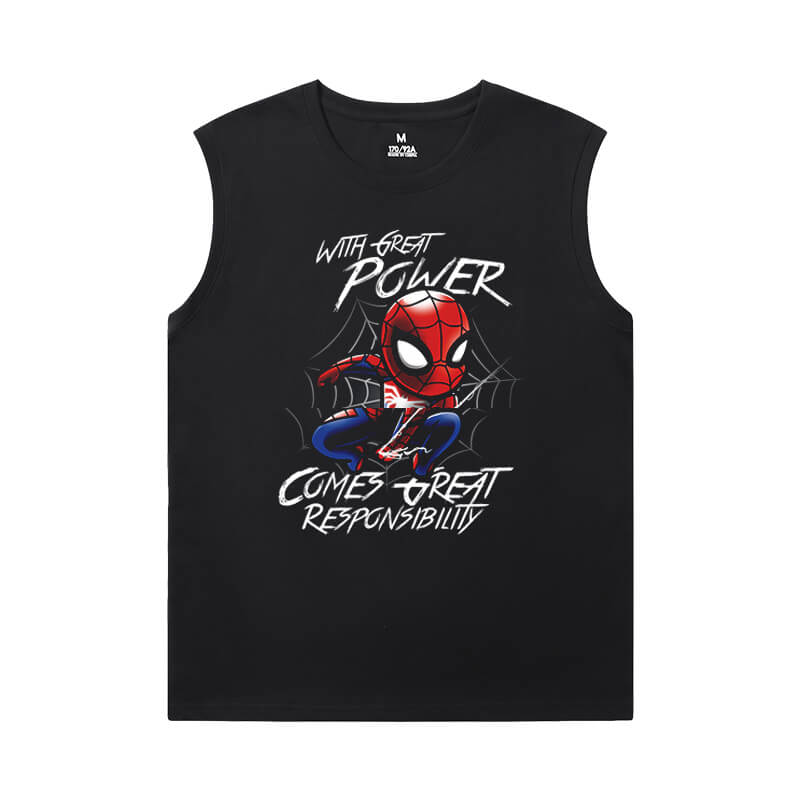 Marvel Spiderman Boys Sleeveless T Shirts Spider-Man:Homecoming Tee