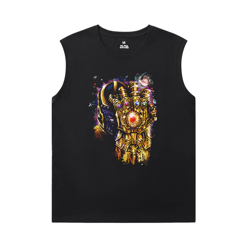Marvel Thanos Mens Oversized Sleeveless T Shirt The Avengers T-Shirt