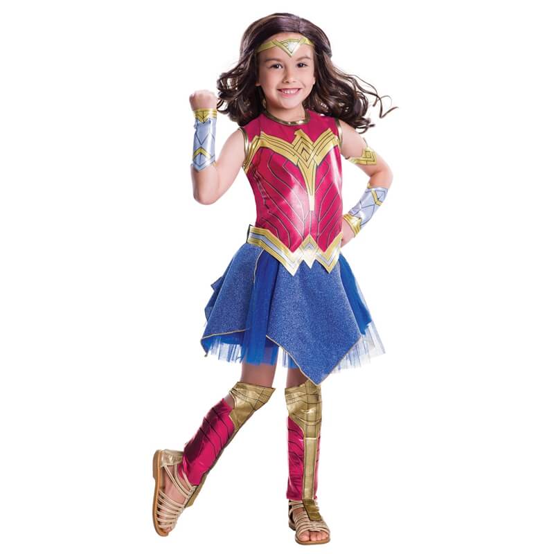 The Wonder Woman Costume Kids Deluxe Children Diana Cosplay Dawn Of Justice
