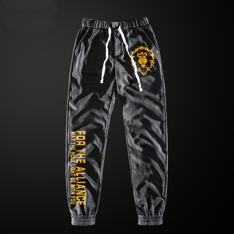 World of Warcraft Alliance Trousers WOW Game Pencil Pants